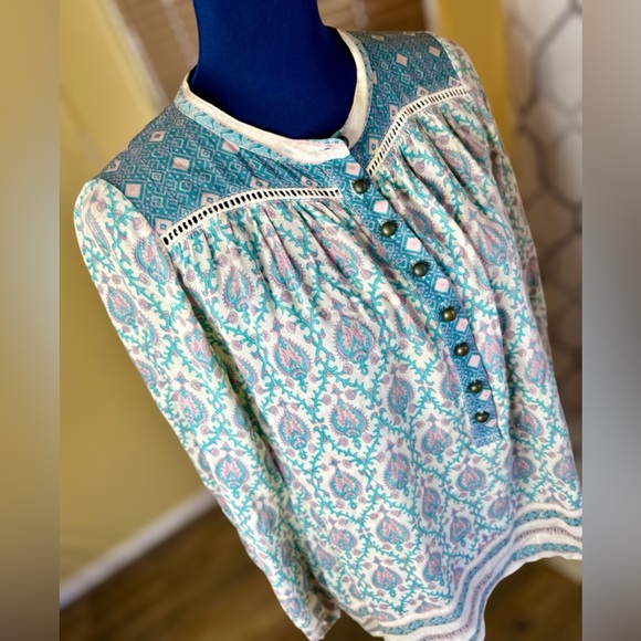 EUC Spell & the Gypsy Collective Sage Oracle Blouse - Picture 5 of 17